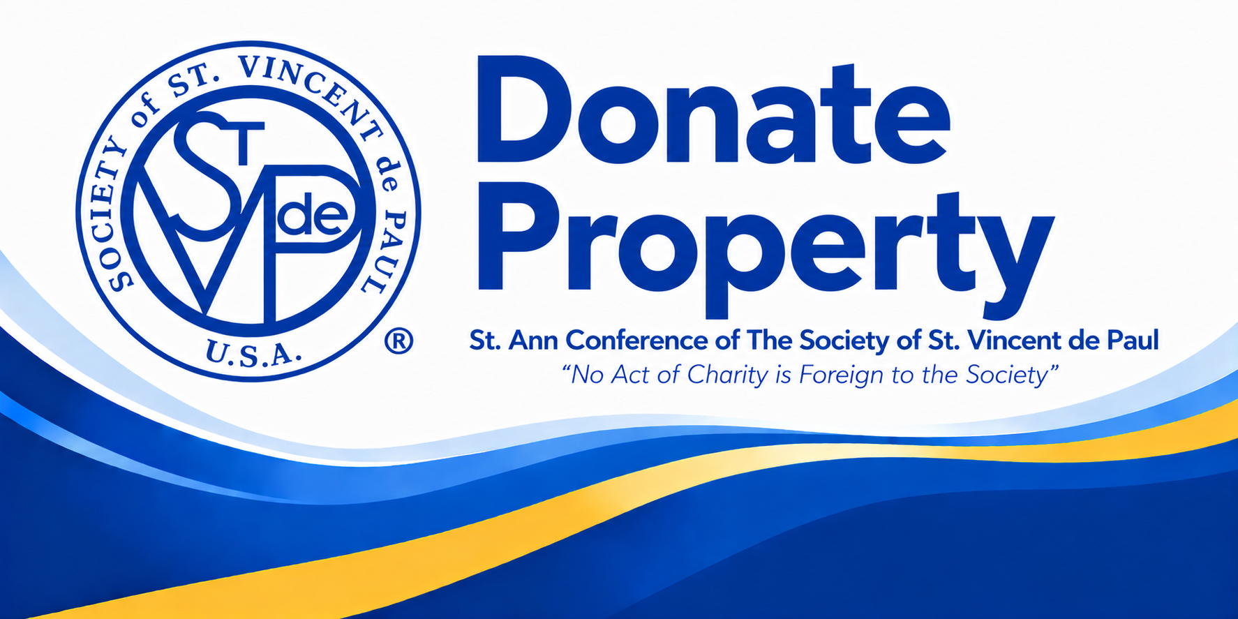Donate property header
