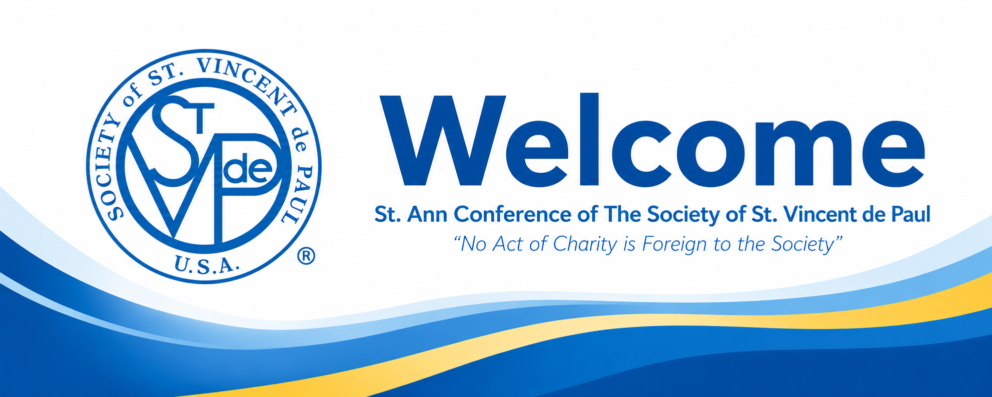 Welcome page new header