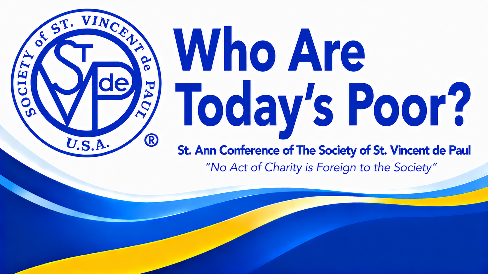 Who are today's poor header image
